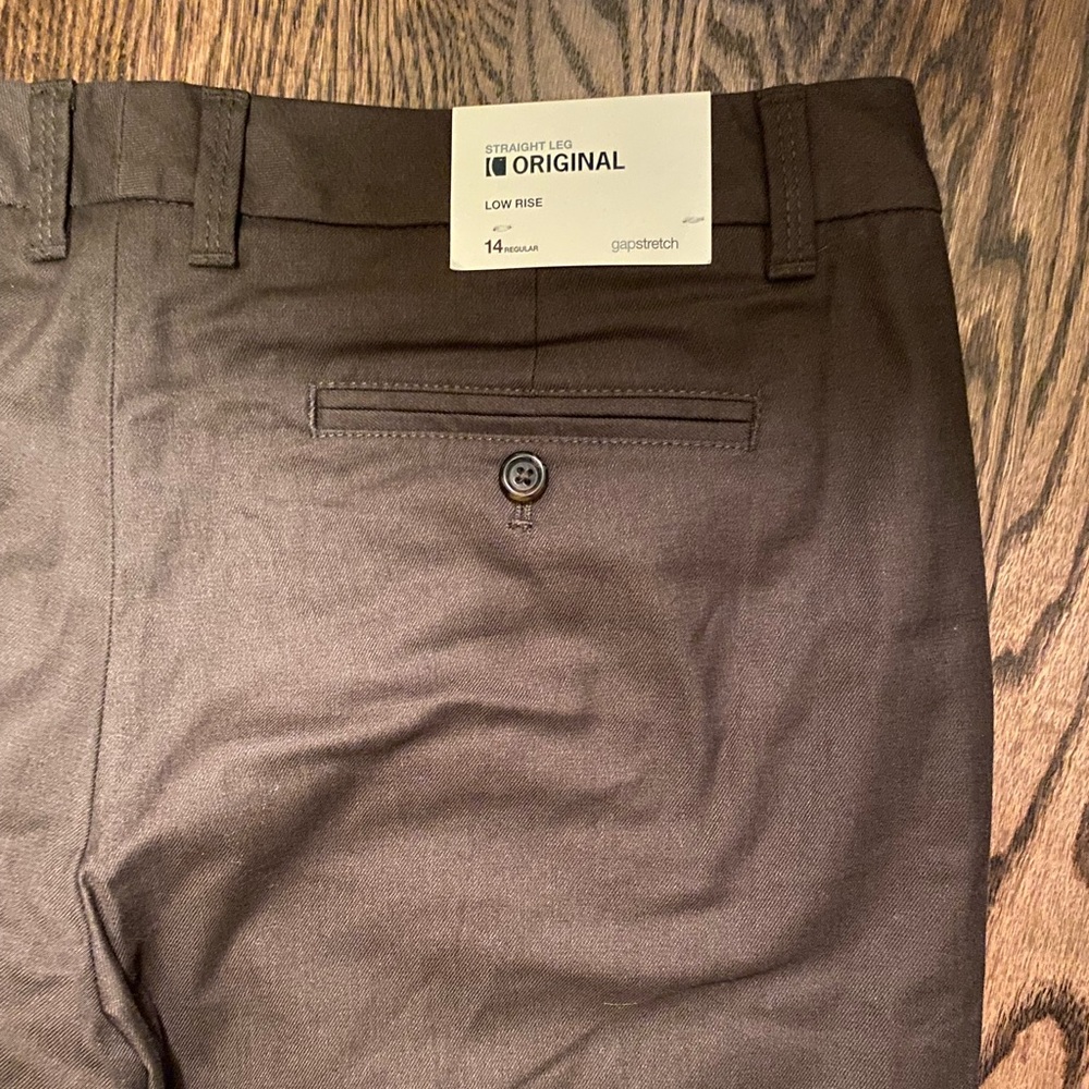 Gap Stretch Low Rise Straight Leg Trouser